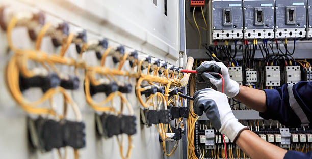 Professional Electrician technician working in Fort Worth, TX